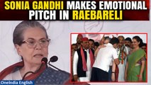 Watch Sonia Gandhi's Heartfelt Address at Raebareli | Makes Emotional Pitch for Son Rahul Gandhi