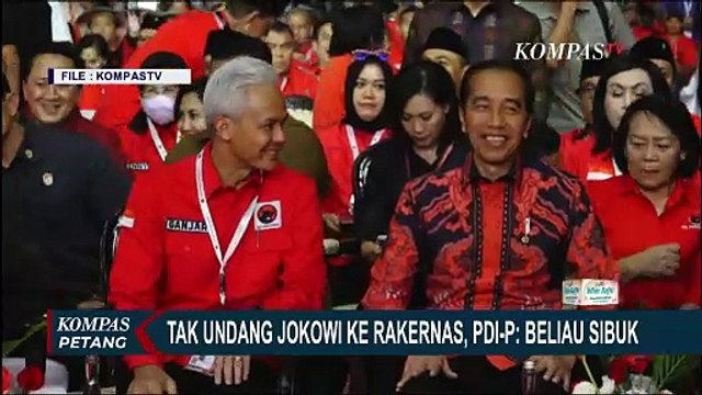 PDIP Tak Undang Jokowi ke Rakernas Karena Presiden Sibuk, Sindiran?