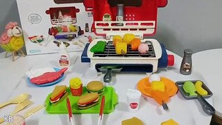 BBQ Grill Simulation Kitchen Play Toys