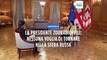 La presidente Zourabichvili a Euronews: in Georgia nessuna tentazione di tornare nella sfera russa