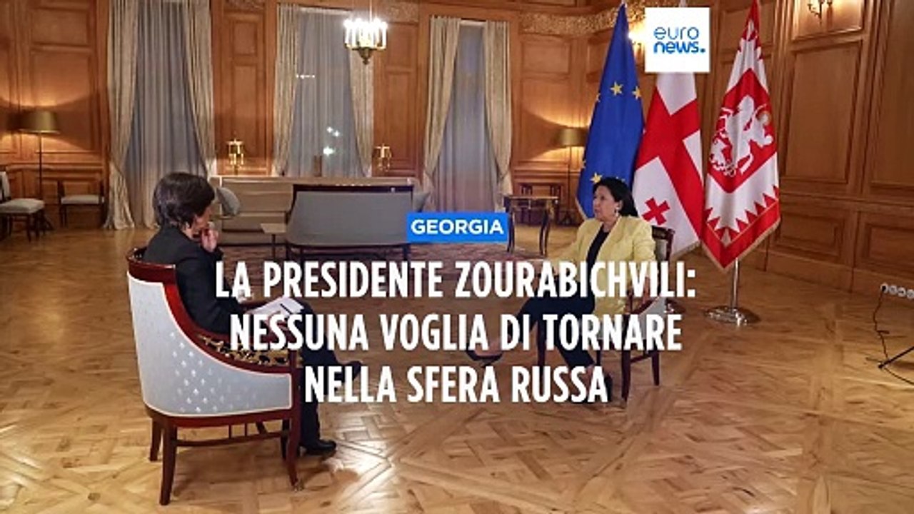 La presidente Zourabichvili a Euronews: in Georgia nessuna tentazione di tornare nella sfera russa