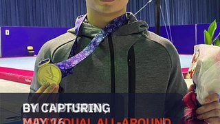 Carlos Yulo captures elusive individual all-around gold in Asian championships