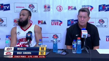 Interview with Best Player Stanley Pringle and Coach Tim Cone [May 17, 2024]