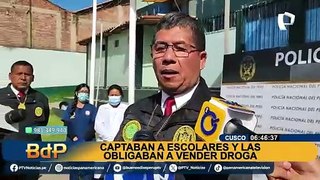 ¡Se aprovechó de su inocencia!: Cae sujeto que captaba menores para obligarlas a vender droga en el Cusco