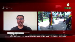 Jorge Nava habla sobre cómo estamos en Mpexico en relación a la homofobia, transfobia y bifobia
