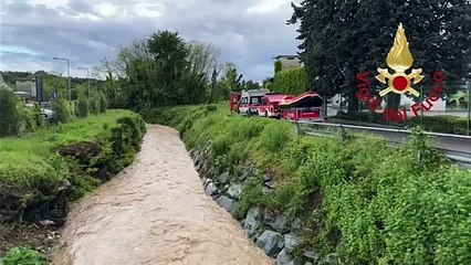 Cantù, ricerche in corso del pensionato inghiottito dal fiume Serenza