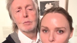 Paul McCartney shares sweet moment with Stella as he becomes first UK billionaire musician