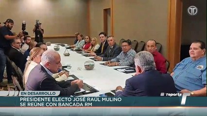 Download Video: Presidente electo José Raúl Mulino se reúne con bancada de Realizando Metas