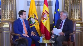 Ecuador está abierto a restablecer relaciones con México pero con condiciones, dice Noboa