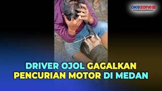 Driver Ojol Gagalkan Pencurian Motor di Medan, Pelaku Sempat Kabur Namun Terjatuh