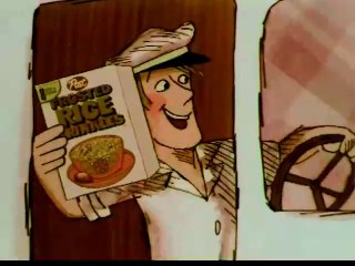1970s Rice Krinkles with the Milkman TV commercial