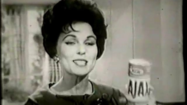 1961 Bess Meyerson for Ajax cleanser TV commercial