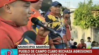 Sucre | Habitantes del municipio Mariño marchan en rechazo a las sanciones contra Venezuela