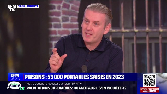 David Desclos (ancien braqueur et détenu) sur les 53.000 portables saisis en prison en 2023: Les détenus ont le temps de repérer la faille pour ce qu'ils ont envie de faire