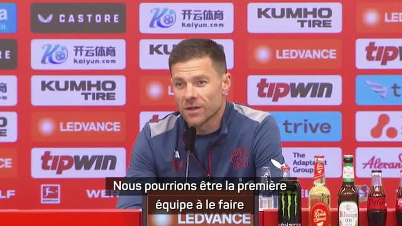 Leverkusen - Alonso : "Oui, c'est notre première finale !"