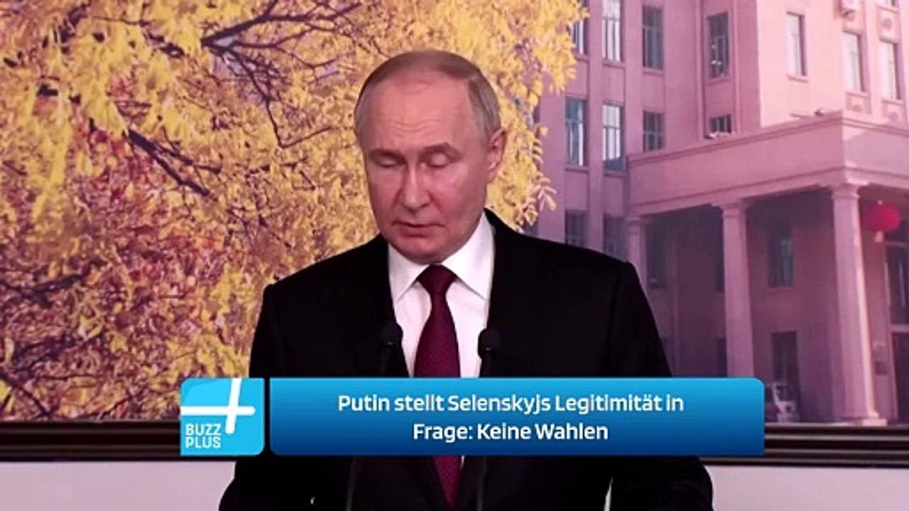 Putin stellt Selenskyjs Legitimität in Frage: Keine Wahlen