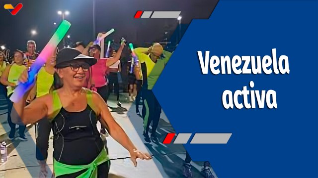 Deportes VTV | IND fomenta la actividad física con la 3.ª Parada Nocturna Venezuela Activa