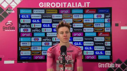 Cycling - Giro d'Italia 2024 - Tadej Pogacar : "One more day done, happy to see a TT tomorrow"