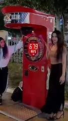 Girl Punch boxer machine