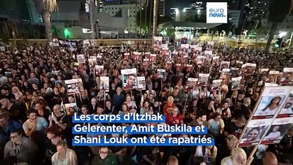L'armée israélienne annonce avoir retrouvé les corps de trois otages à Gaza
