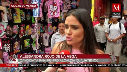 "Hay que seguir con todo y miedo": Alessandra Rojo continúa con su campaña electoral