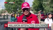 Hallan artefactos explosivos en la zona de enfrentamientos por tierras en Caico