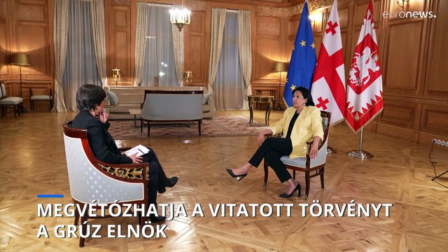 Meg fogja vétózni a grúz elnök a külföldi befolyásolásra vonatkozó törvényt