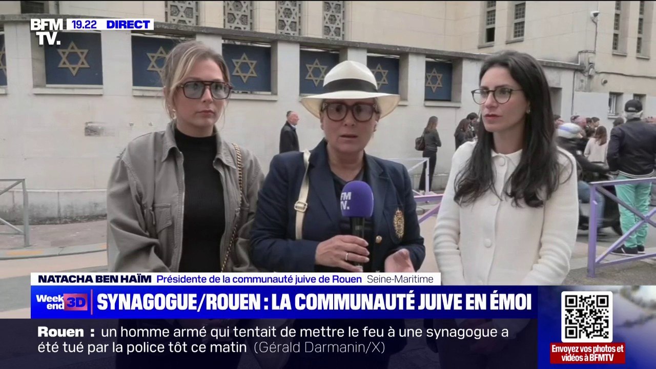 Natacha Ben Haïm (présidente de la communauté juive de Rouen): "Quand un Juif est attaqué en France malheureusement, c'est banalisé"