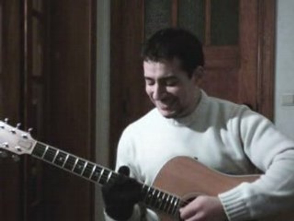 Amazing guitar with a mitten Lord Aneo solo