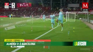 Barcelona encarrila la segunda plaza de LaLiga tras vencer al Almería