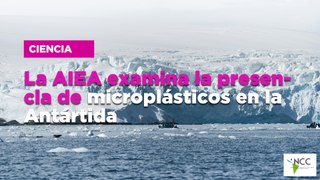 La AIEA examina la presencia de microplásticos en la Antártida