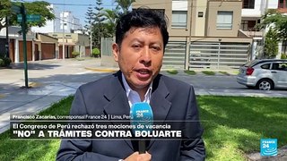 Informe desde Lima: Congreso rechaza tres peticiones de moción de censura contra Boluarte