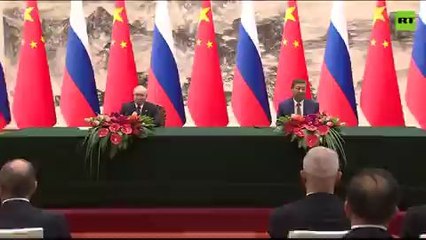 Download Video: Mise à jour : l'OTAN panique alors que l'alliance russo-chinoise continue de se renforcer !!  Le président Xi Jinping et le président Poutine conviennent de renforcer les liens militaires et les relations diplomatiques entre la Chine et la Russie.