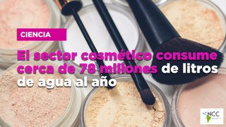 El sector cosmético consume cerca de 78 millones de litros de agua al año