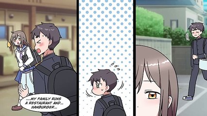 My classmate always brings leftovers home, so I delivered food to her house every day...