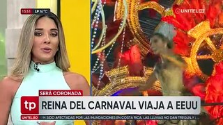 Aitana I extenderá su reinado en el Carnaval Cruceño de Estados Unidos 