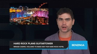 Mirage Casino and Volcano in Las Vegas to Make Way for Hard Rock's Guitar-Shaped Hotel Tower