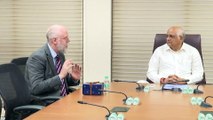 GERMAN CONSUL GENERAL ACHIM FABIG PAID COURTESY VISIT TO GUJARAT CHIEF MINISTER BHUPENDRA PATEL IN GANDHINAGAR