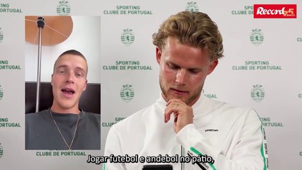 #SportingCampeão - Entrevista Hjulmand - Record