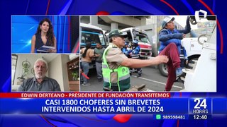 ¡Increíble! Intervienen a más de 1 mil conductores sin licencia en Lima y Callao