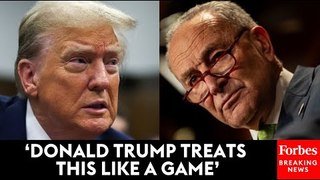 'He Was Proud To Kill It': Schumer Excoriates Trump & Senate GOP For Blocking Bipartisan Border Deal