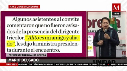Mario Delgado pide a la presidenta de la SCJN no entrometerse en el proceso electoral