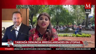 Santiago Taboada exhibe supuestas irregularidades en el proyecto de Utopías de Clara Brugada