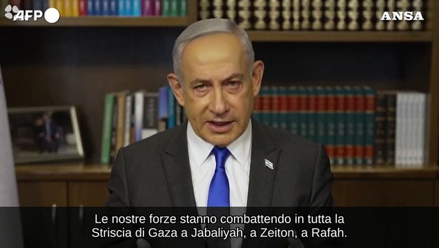 Netanyahu: Non c'e' e non ci sara' crisi umanitaria a Rafah