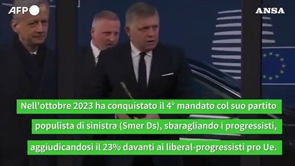 Chi e' Robert Fico, il premier slovacco vicino a Orban