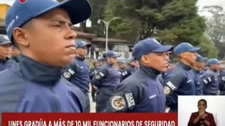 UNES gradúa 10 mil funcionarios de seguridad a nivel nacional para garantizar el bienestar de los venezolanos