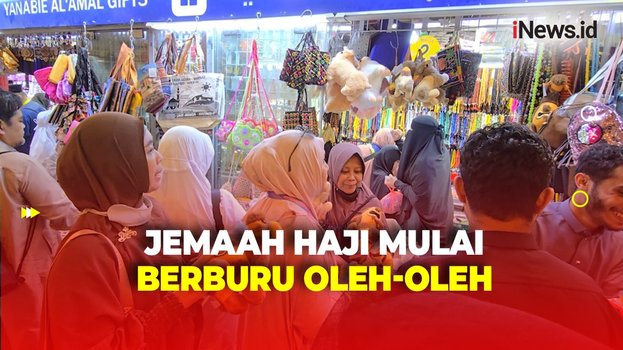 Laporan Langsung dari Madinah, Jemaah Haji Mulai Serbu Pasar 1 Riyal untuk Beli Oleh-Oleh