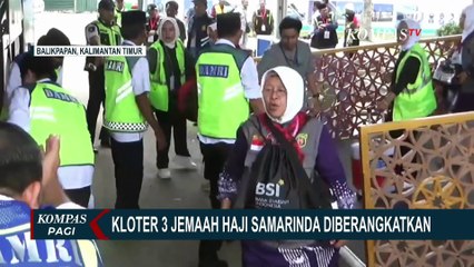 324 Jemaah Calon Haji Kloter 3 Asal Samarinda Diberangkatkan ke Tanah Suci