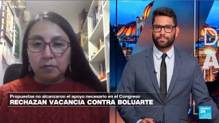 Ruth Luque: 'El Congreso de Perú no quiere hacer control político sobre la función presidencial'