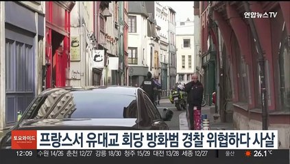 프랑스서 유대교 회당 방화범, 경찰 위협하다 사살돼